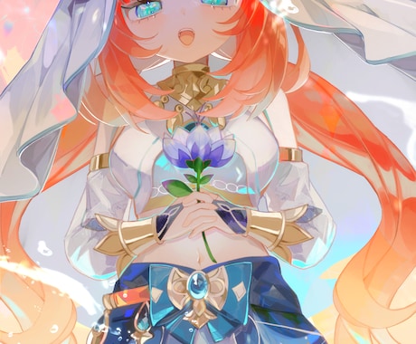 可愛いお顔のイラストを描きます 最短3日❕透明感のある塗りと、可愛いイラストが得意です❕ イメージ1
