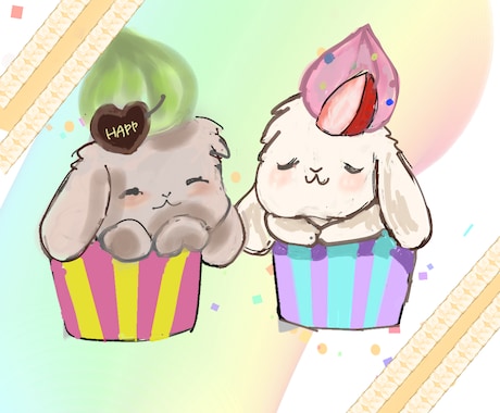 動物可愛いく描きます 想い出やお友達のプレゼントにいかがですか？ イメージ2