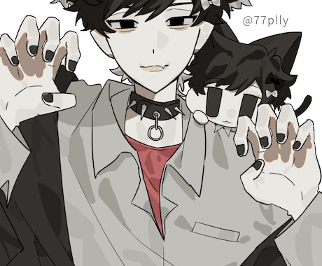 格安でイラスト描きます 男性キャラ限定です！不穏系、メンヘラ、ヤンデレ得意です！ イメージ2