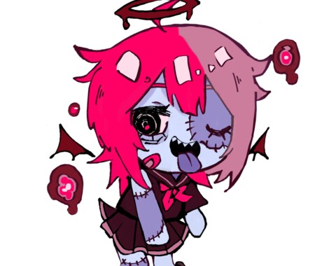 まるっとかわいいSDキャラクターを描きます アイコンなどにも使用可能！VTuberさんも! イメージ2