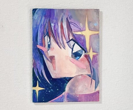 アナログ・デジタルで女の子のイラストを描きます 平成風・ネオレトロな絵柄で可愛い女の子！水彩、油絵、デジタル イメージ2