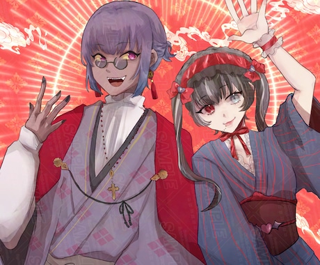 商用利用込み！最短３日で！かわいいイラスト描きます アイコン、サムネ用や立ち絵、１枚絵に使えるイラスト！ イメージ1