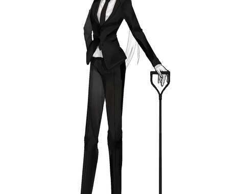 厚塗り/線画無し立ち絵描きます 納品の速さに自信有り。可愛らしい立ち絵を描きます イメージ2