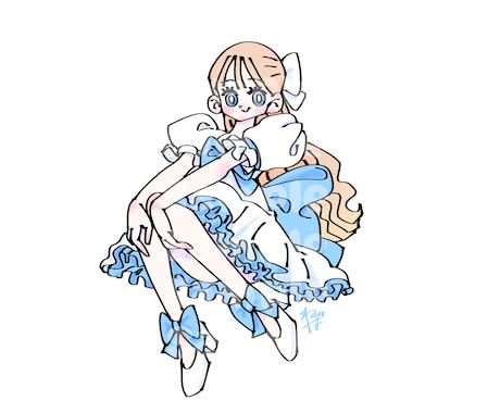 ポップでかわいいイラストを描きます アイコン・ヘッダー・グッズ・キャラクター・イラスト制作します イメージ2