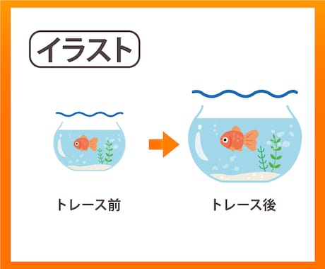 illustratorでAiデータにトレースします 初めての方でもOK！綺麗なAiデータにトレースします イメージ2