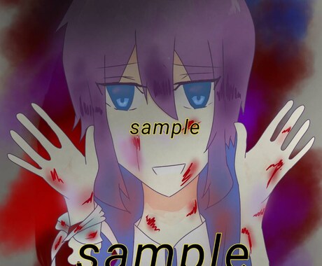 病み絵アイコン承ります イメージ1