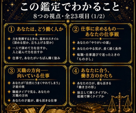 古代占星術であなたの仕事と天職を鑑定します 働き方、向いている仕事、職場の相性、キャリアの築き方まで イメージ2