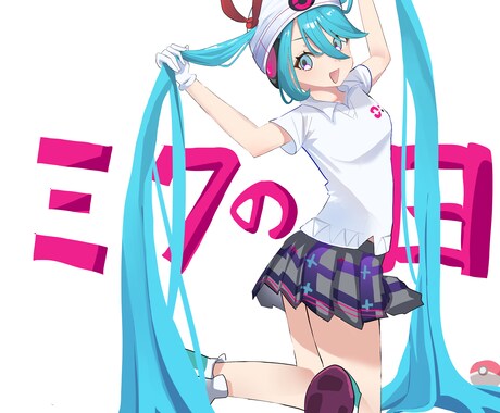 VTuber向けイラスト制作をやります サムネイルや広報用1枚絵など！映えるイラスト描きます！ イメージ2