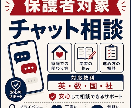 小中学生の勉強の悩みをチャットで整理します イメージ1