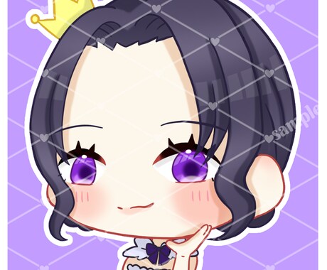 もちっとかわいいアイコン描きます 商用利用できるもちもちなSDイラスト イメージ2