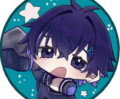 かわいい貴方だけのアイコン描きます デェフォルメされたイラストアイコン イメージ1