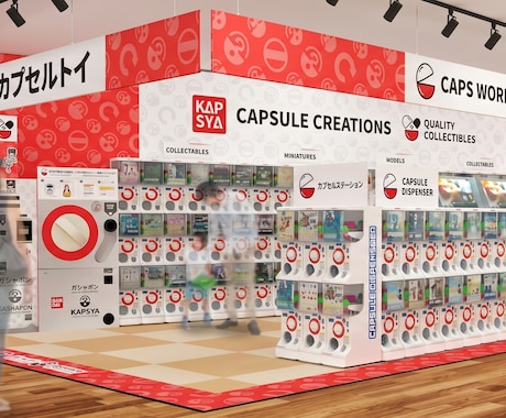 店舗・ブース・催事の3D空間パース制作します イメージ1