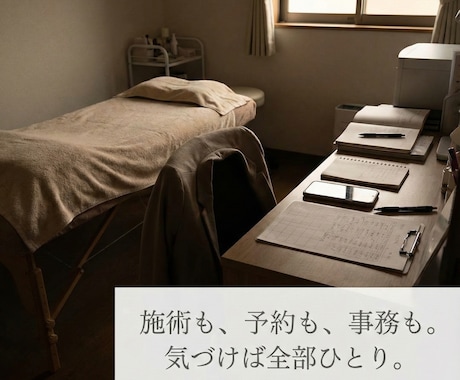 ひとりサロンの業務と管理を整理します 現役オーナーが仕組みと判断を伴走整理 イメージ2