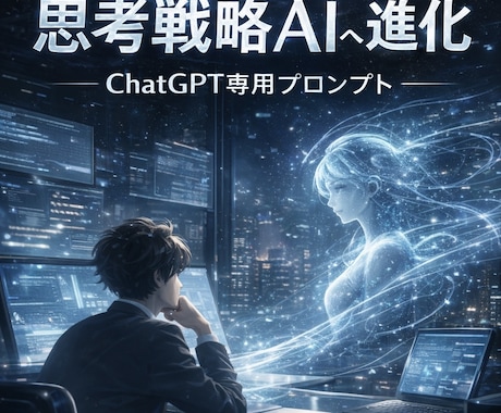 ChatGPTを思考戦略AIへ進化させます AIの考え方そのものを変えるプロンプト イメージ1