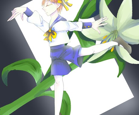 オリキャラ・創作歓迎!一枚絵描きます 個性的な絵柄と個性的なキャラクターが売りです。 イメージ2