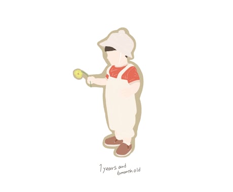 なつかさん専用になります 父の日のイラストを写真を元に作成します！ イメージ1