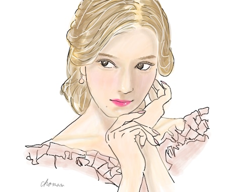 似顔絵お描き致します お好きな画像から鮮明系カラフル画似顔絵お描き致します!! イメージ2
