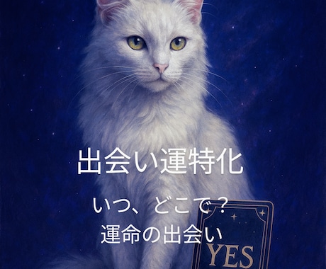 出会い特化✤いつどこで出会うか占います これから訪れる運命の出会い。時期と場所を徹底鑑定 イメージ1