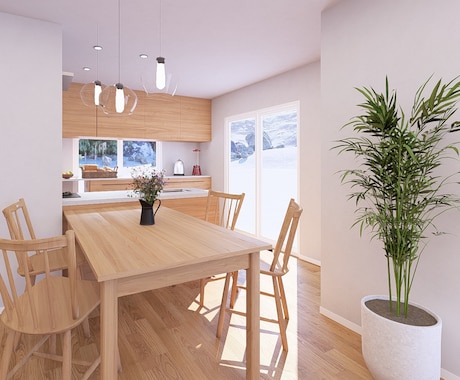 住宅、店舗、オフィスなどの3Dパース作成します 格安で品質のいい建築パースを希望の方におすすめです。 イメージ2