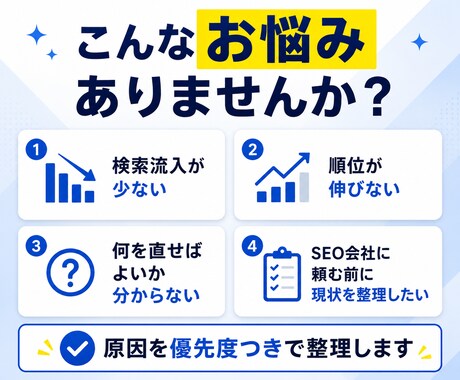 WordPressサイトのSEO改善点を診断します 検索されない原因と直すべき順番をわかりやすく整理します イメージ2