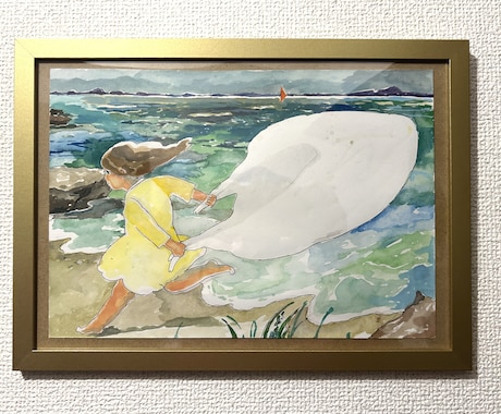 アナログならではの柔らかな魅力ある作品を提供します 絵の具の滲みや手描きの筆跡を活かした温かい作風が得意です。 イメージ2