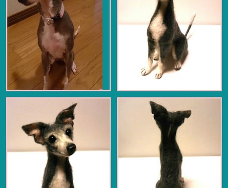 ペットのとの思い出をカタチにします 羊毛フェルトドールをオーダーメイドで制作します！ イメージ2