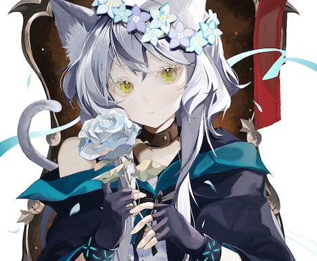 可愛い女の子キャラクター描きます 可愛く綺麗で、細かいイラストを描きます！ イメージ1