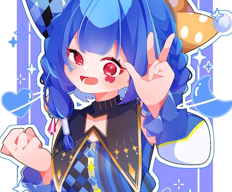 お安めに！キラキラ可愛いイラスト描きます 商用利用OK！用途に合わせたあなただけのイラスト描きます イメージ2