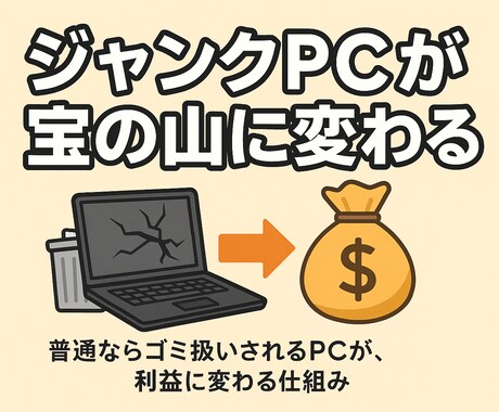 副業×在宅OK！ジャンクPCリペア転売教えます 初心者、知識ゼロ、在宅OK！PC修理×販売副業で稼ぐ新常識 イメージ2