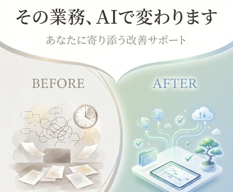 GoogleAI資格4冠の実践者が伴走支援します 提案だけで終わらない。自らAIを使う実践者の業務改善支援 イメージ2