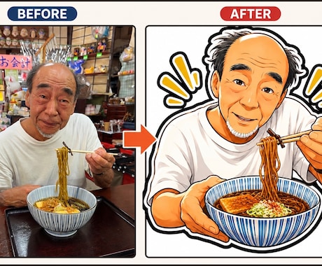 カラフルでポップな似顔絵を描きます 元気が出るような近代的でパワフルな似顔絵 イメージ2