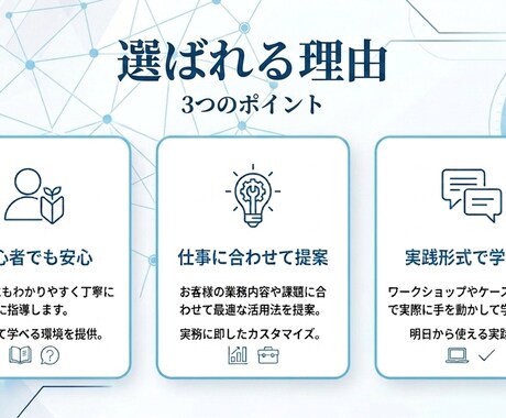 あなた専用ChatGPT活用法を一緒に作ります 仕事が速くなるAIの使い方を完全サポートします。 イメージ2