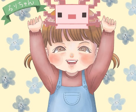 可愛くて優しいお子様の似顔絵をかきます お子様のかわいい瞬間を、ふんわり似顔絵で残してみませんか？ イメージ2