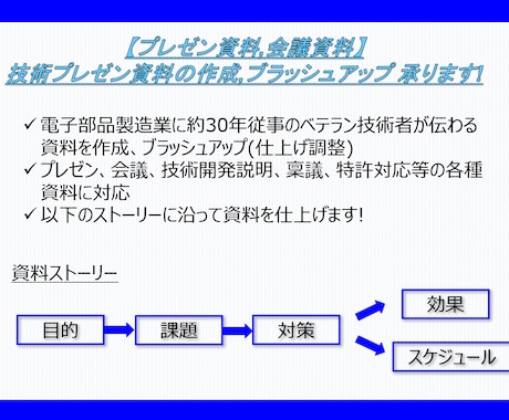 技術プレゼン資料の作成,ブラッシュアップ承ります 30年従事のベテラン技術者が伝わる資料を作成します! イメージ1