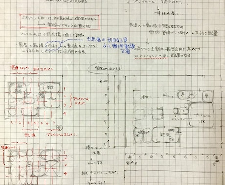 一級建築士製図試験　エスキス見本作成します エスキスが分からない　ポイントがわからないという方へ イメージ1