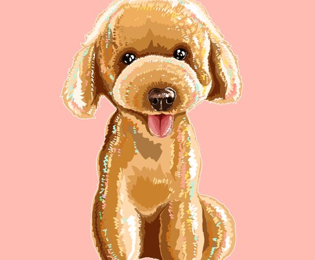 あなたの愛犬イラストデザインいたします snsのアイコン、家族や友人へのプレゼントに！ イメージ2