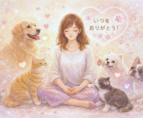 ペットからあなたへのメッセージをお伝えします 貴方の愛や愛猫さんとつながります。 イメージ1