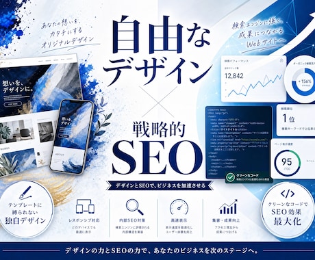 高セキュリティ◆企業向けHTMLサイト制作します 高速表示・自由設計・SEO！戦略的Webサイトで成果を最大化 イメージ2