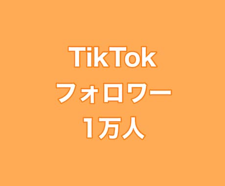 TikTokフォロワー+10000人増やします ⭐️高品質⭐️フォロワーが増えるよう拡散します！ イメージ1