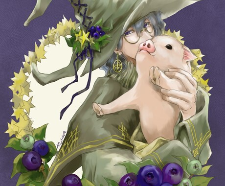 いきものと人物をメインに優しい世界観を作ります どんな動物や植物でもOK！あなたの好きを詰め込みます イメージ2