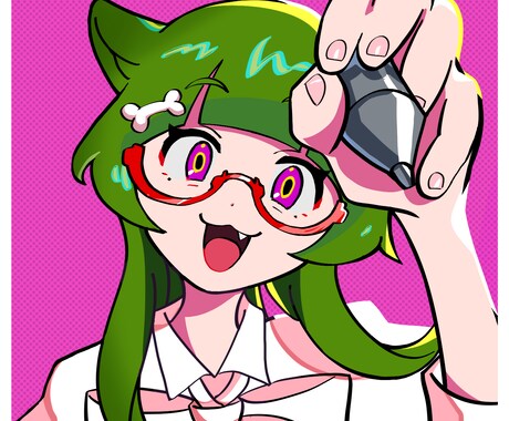 ポップで印象的なアイコンでSNS集客お手伝いします 商用OK！似顔絵ぽくOK！初めての方もお気軽に✨ イメージ2