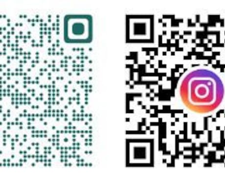 ロゴや画像入りQRコード作成します カラー指定や文字入れも可能です。 イメージ1