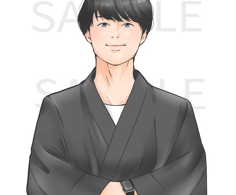 好印象☆シンプルでかっこいいアイコン描きます ビジネスや副業用のSNS,ブログのプロフィール画像などに イメージ2