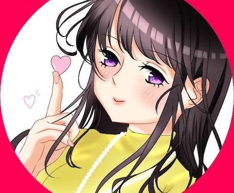 オリジナル女の子のアイコンつくります
