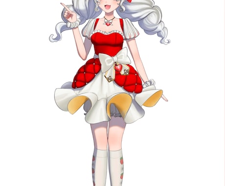 魅力的な立ち絵イラスト制作します カラフルなキャラデザインお任せください イメージ2