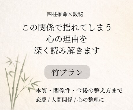 曖昧な恋を深く読み解きます 相手の気持ち・関係性・心の整え方を丁寧に鑑定します イメージ1