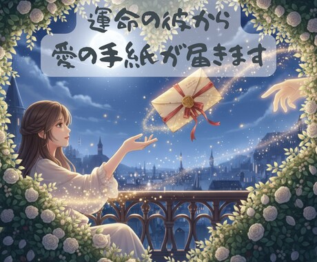 運命の彼から愛の手紙が届きます まだ見ぬ彼があなたに贈る、未来からのメッセージ イメージ1