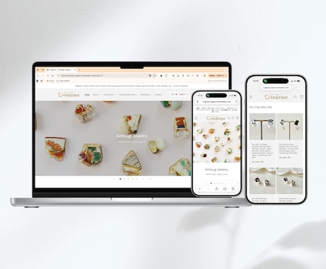 Shopifyで洗練されたECサイトを制作します 世界観重視｜デザイン×売れる導線設計込み イメージ2