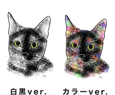 大切なペットの写真をもとに心を込めて描きます イメージ1