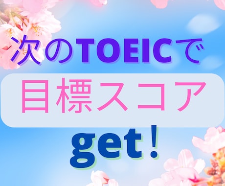 プロTOEIC講師があなた専用学習プランを作ります 3ヶ月で200以上upの人も！どこよりも丁寧な個別アドバイス イメージ1